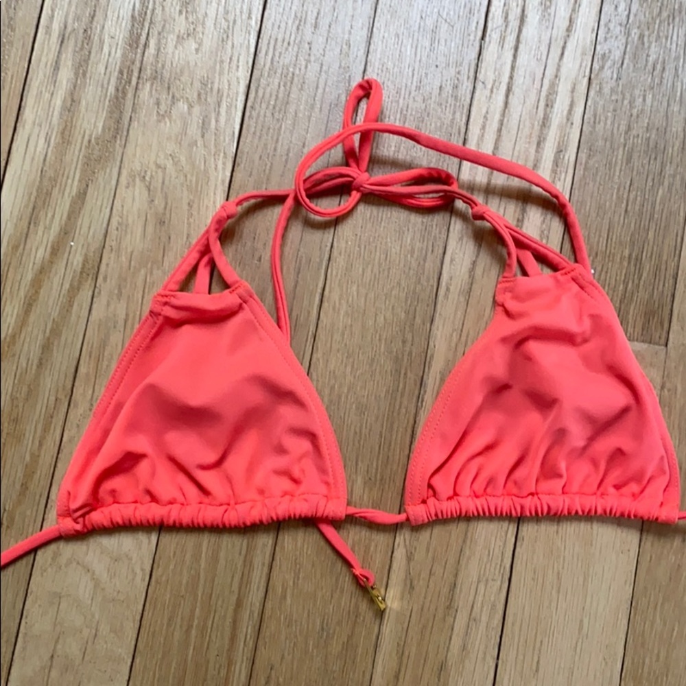 Orange Topshop bikini top